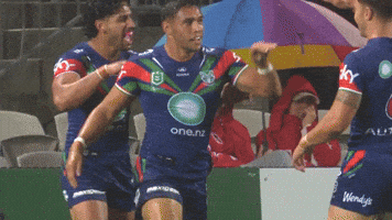 Rugby Handshake GIF by NZWarriors
