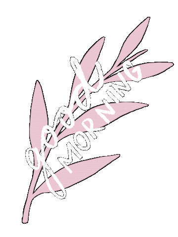 Good Morning Pink Sticker