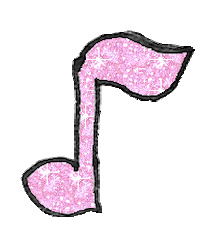 Glitter Note Sticker