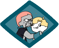 Angry What You Sticker by darkviktory studios GmbH