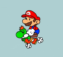 Mario GIF by KAT BALL