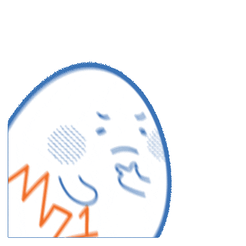 Hong Kong Egg Sticker by M21.hk