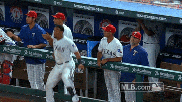 texas rangers gomez GIF by MLB