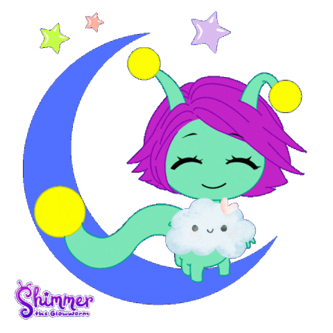 Sweet Dreams Stars Sticker by ShimmertheGlowworm