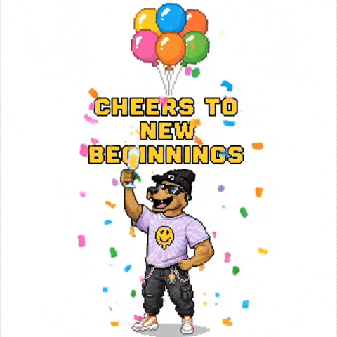 Cheers Newyearscelebration GIF by SkyDog Social