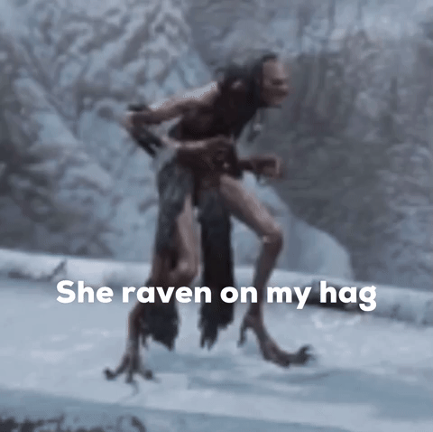 She Raven On My Hag GIF
