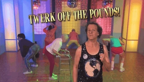 Richard Simmons Dance GIF