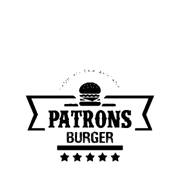Patrons Burger Sticker
