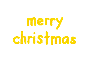 Greeting Merry Christmas Sticker
