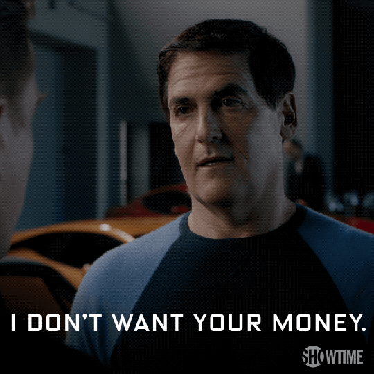 mark cuban i dont want your money GIF by Billions