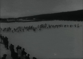 Winter Sports Vintage GIF by US National Archives