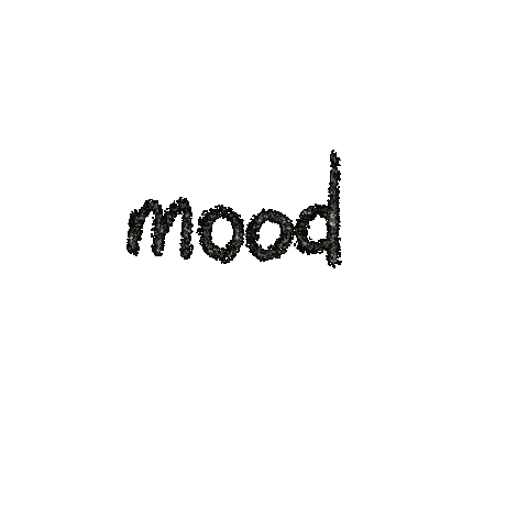 Mood Glitter Sticker