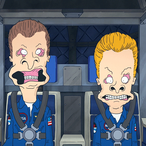 Speeding Beavis And Butthead GIF by Paramount+