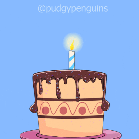 Celebrate Happy Birthday GIF by Pudgy Penguins