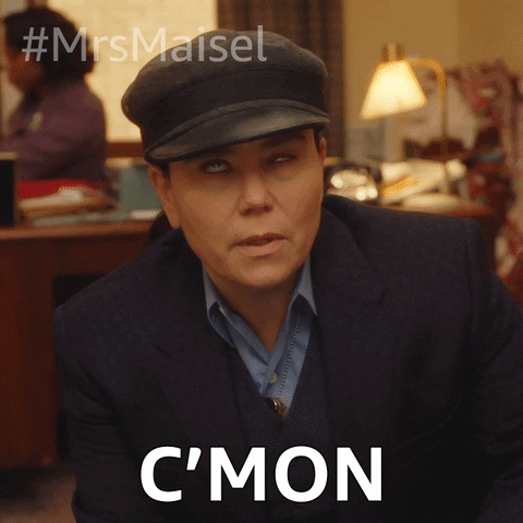 Alex Borstein Comedy GIF by The Marvelous Mrs. Maisel