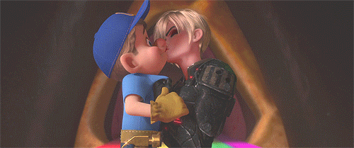 Wreck It Ralph Kiss GIF - Find & Share on GIPHY