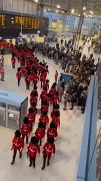 Marching Foot Guards GIF by Storyful