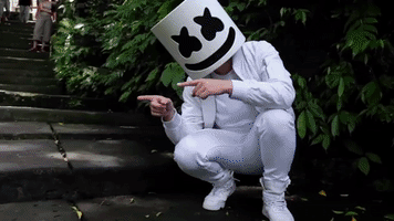 TRIDENT marshmello GIF