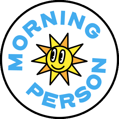 Happy Rise And Shine Sticker by kazoo-branding