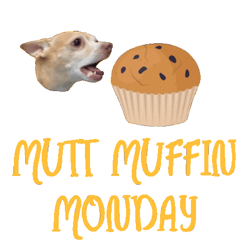 Muffin Doggy Daycare Sticker by waggingtailspr
