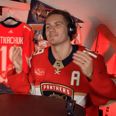 Nhl Shrug GIF by Florida Panthers