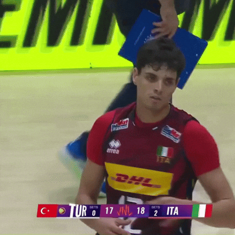 Volleyball Nod GIF