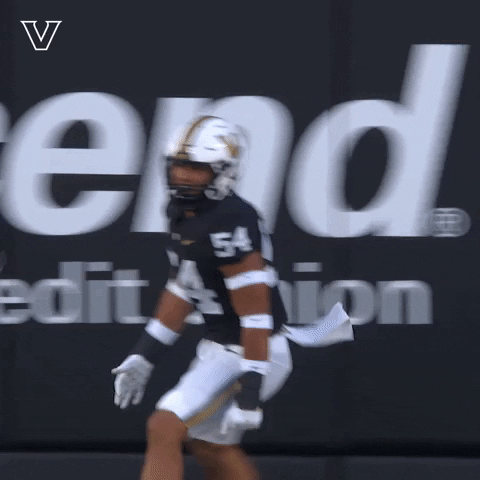 Football Celebrate GIF by Vanderbilt Athletics
