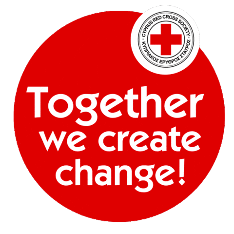 Red Cross Cyprus Sticker by CYRPUS RED CROSS SOCIETY