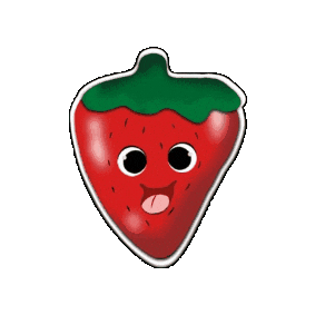 Fruit Strawberry Sticker