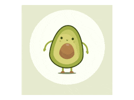 Avocado Sticker