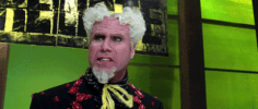 Movie gif. Will Ferrell as Mugatu from Zoolander flails his arms in anger as he shouts. Yellow block text, "I feel like I'm taking crazy pills."