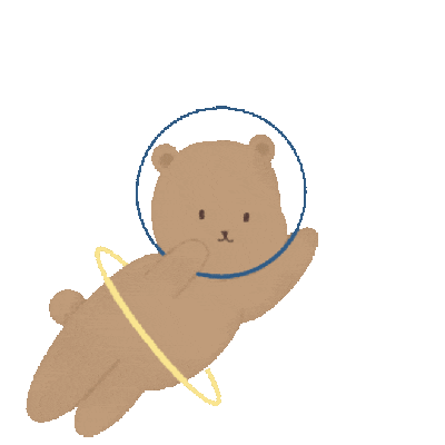 Bear Galaxy Sticker