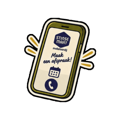 Bellen Sticker by StinseMaat makelaardij