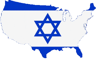 United States Israel Sticker