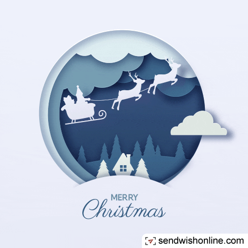 Merry Christmas GIF by sendwishonline.com