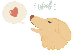 Dog Love Sticker