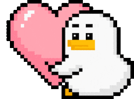 Pixel Love Sticker