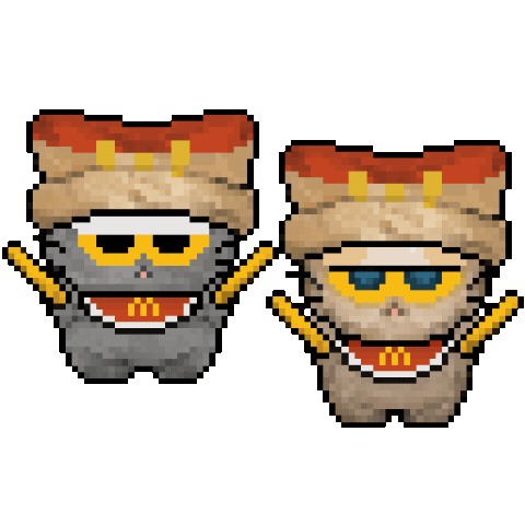 Cat Pixel Sticker