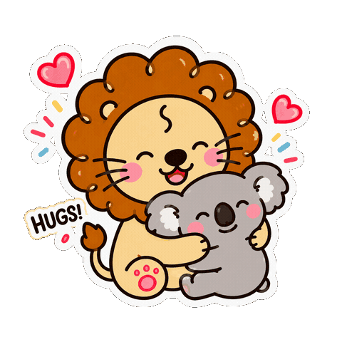 Sticker Hug Sticker by Lovey