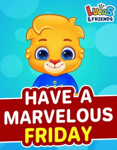 Its Friday GIF by Lucas and Friends by RV AppStudios