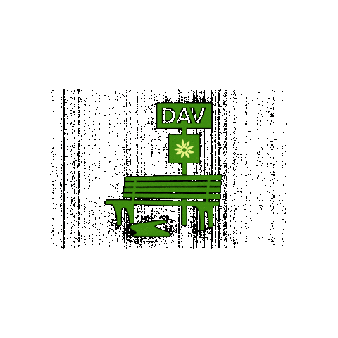 Hitchhiking Sticker by Alpenverein München & Oberland