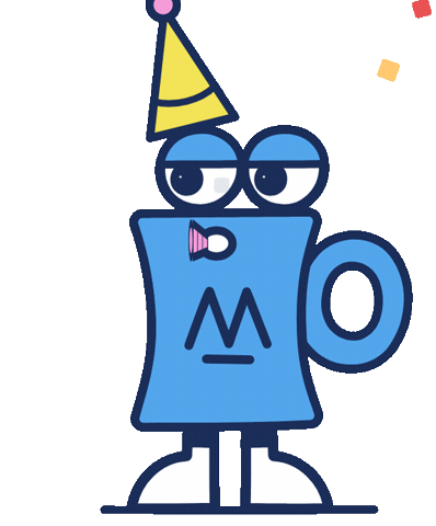 Birthday Mo Sticker by MSCroasters