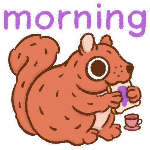 Good Morning Love Sticker by atinyfennec