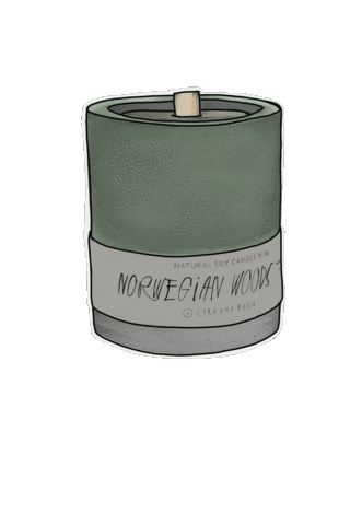 Beton Candle Sticker by Cera una Bolla