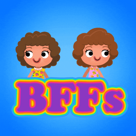 Best Friends Heart GIF by Barb & Star Go To Vista Del Mar