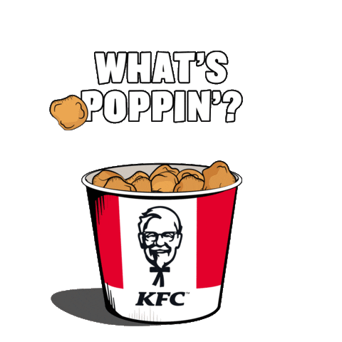 Celebrate Fast Food Sticker by YUM KFC SouthAfrica