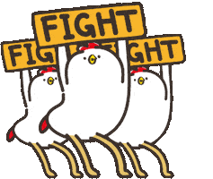 Cheer Up Fighting Sticker