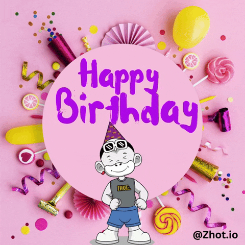 Happy Birthday GIF by Zhot