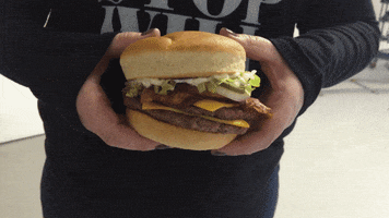 bacon cheeseburger burger GIF by A&W Restaurants