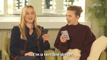 Scarlett Johansson Driver GIF by BuzzFeed